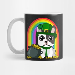 French Bulldog Rainbow Irish Clover St Patrick Day Dog Gift product Mug